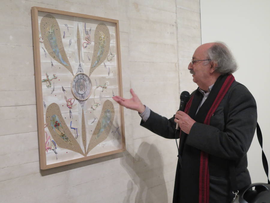 Fotos: Antonio Colinas, guía perfecto en el MUSAC