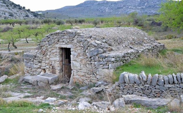 Ejemplo de arquitectura de piedra en seco.