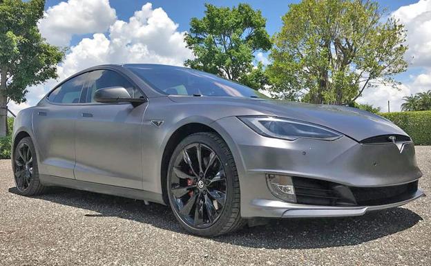 Imagen de un Tesla Model S.