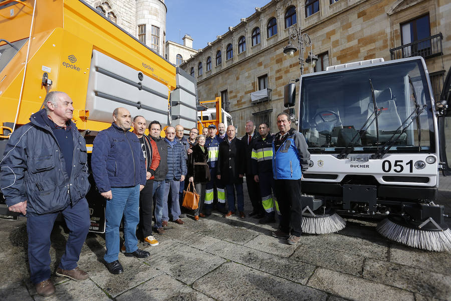 Fotos: Nueva maquinaría en el servicio de limpieza de León capital