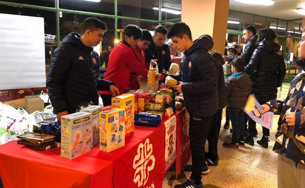 Galería. Recogida de alimentos en el Palacio.