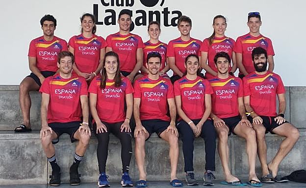 Concentración de la Federación Española de Triatlón en Lanzarote.