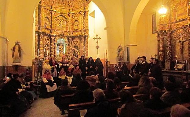 Acto del ramo leonés de Llamas de la Ribera.
