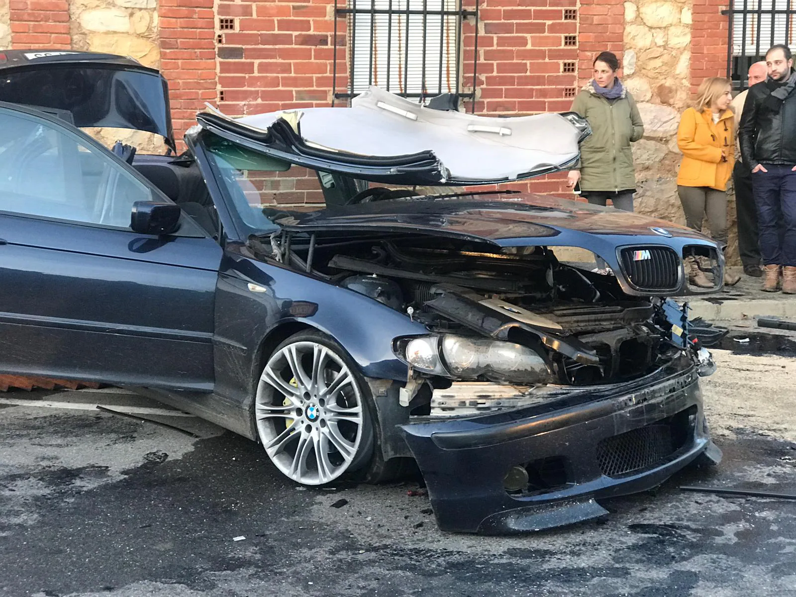 Fotos: Aparatoso accidente en Santibañez, Cuadros