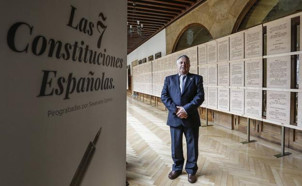 Su último gran trabajo son las siete Constituciones españolas. 