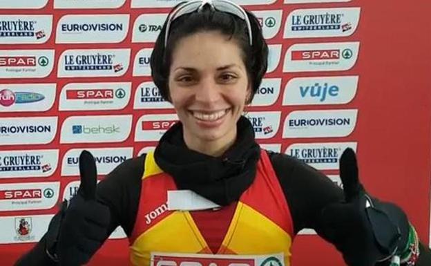 La atleta leonesa Nuria Lugueros.