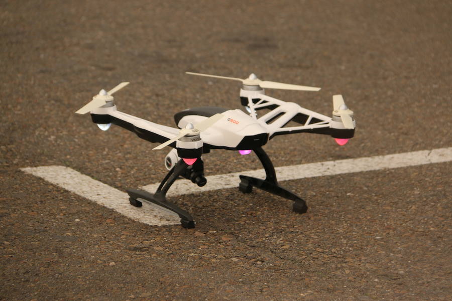 Fotos: Los drones protagonistas de la Navidad en Valverde de la Virgen