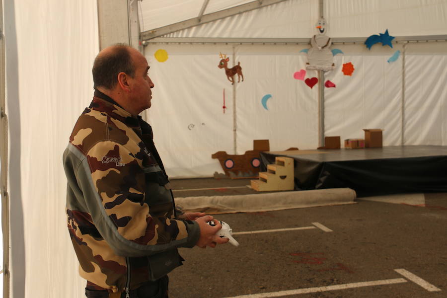 Fotos: Los drones protagonistas de la Navidad en Valverde de la Virgen