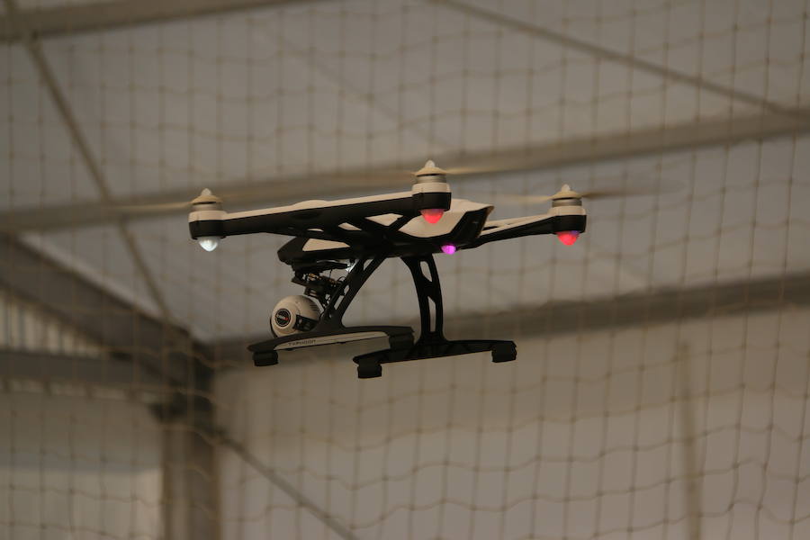 Fotos: Los drones protagonistas de la Navidad en Valverde de la Virgen