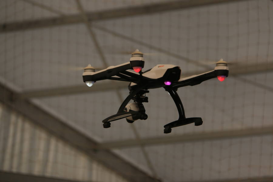 Fotos: Los drones protagonistas de la Navidad en Valverde de la Virgen