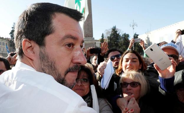 Matteo Salvini, ministro del Interior italiano. 