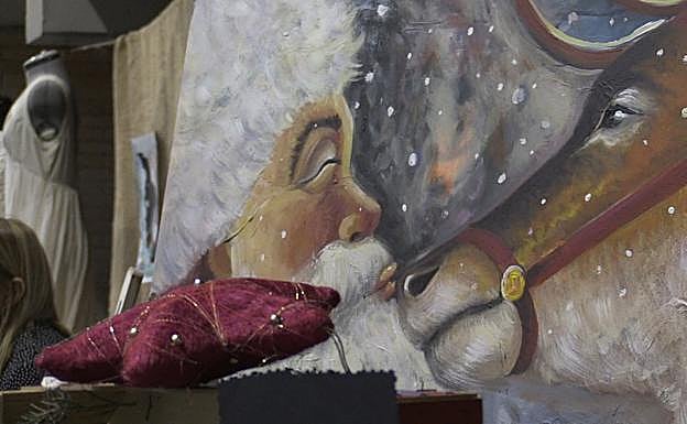 Imagen del mercadillo navideño de Villaquilambre.