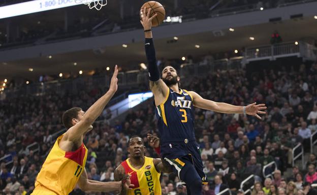 Ricky Rubio, antes de la lesión. 