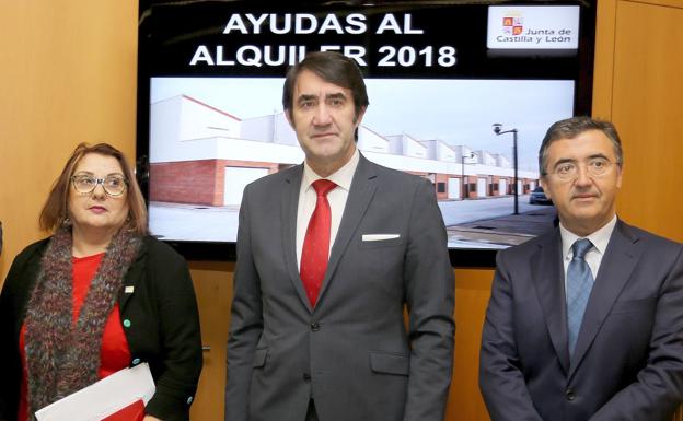 El consejero de Fomento, durante la presentación de los datos.