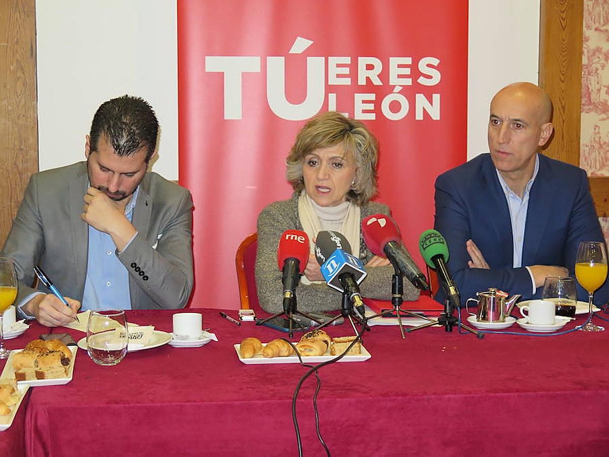 Fotos: La ministra de Sanidad, María Luisa Carcedo, en León
