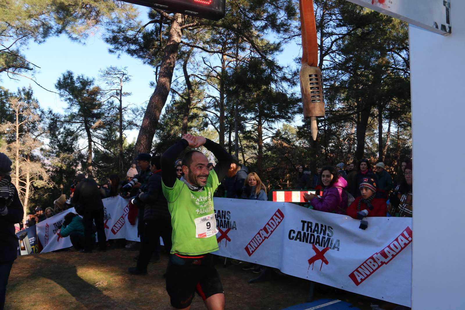 Imágenes de la llegada de la Transcandamia 2019