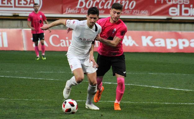 Yeray, esta temporada en el partido ante el Sanse.