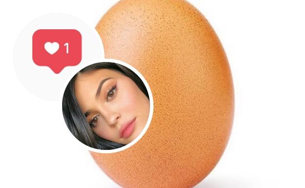 Un huevo, nuevo rey de Instagram