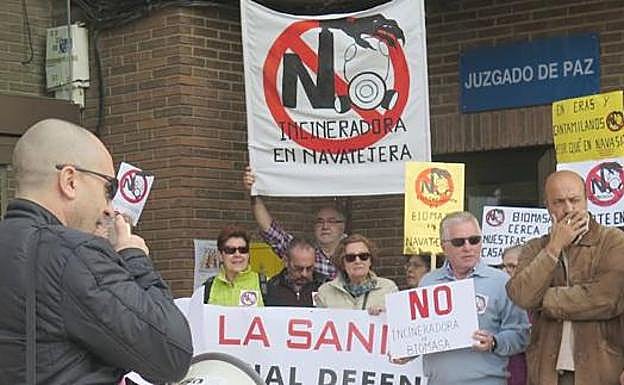 Protestas contra la incineradora de Villaquilambre.