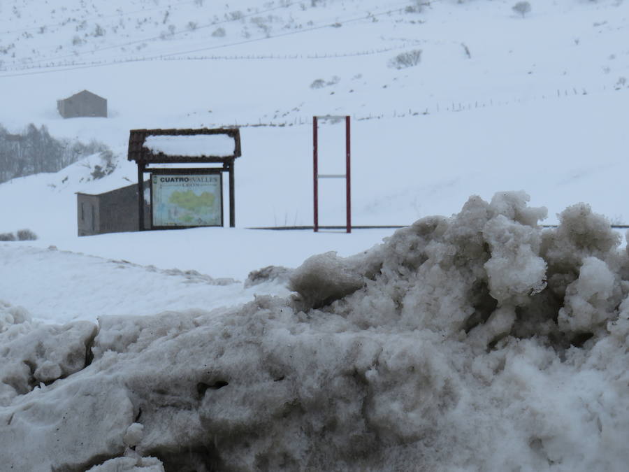 Fotos: León, bajo la nieve... y la lluvia