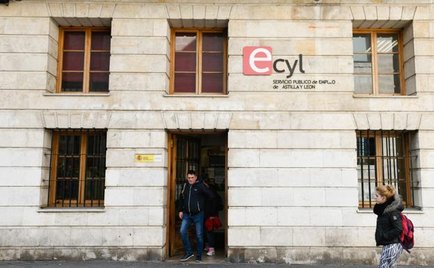 Una de las oficinas del Servicio Público de Empelo (Ecyl) en Valladolid. 