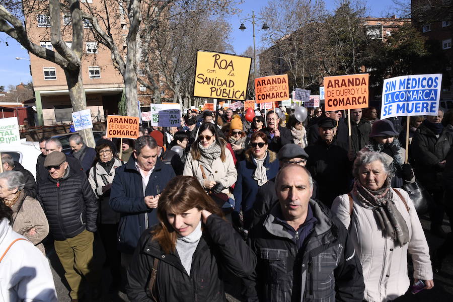 Fotos: Manifestación en Valladolid en defensa de la sanidad pública de Castilla y León