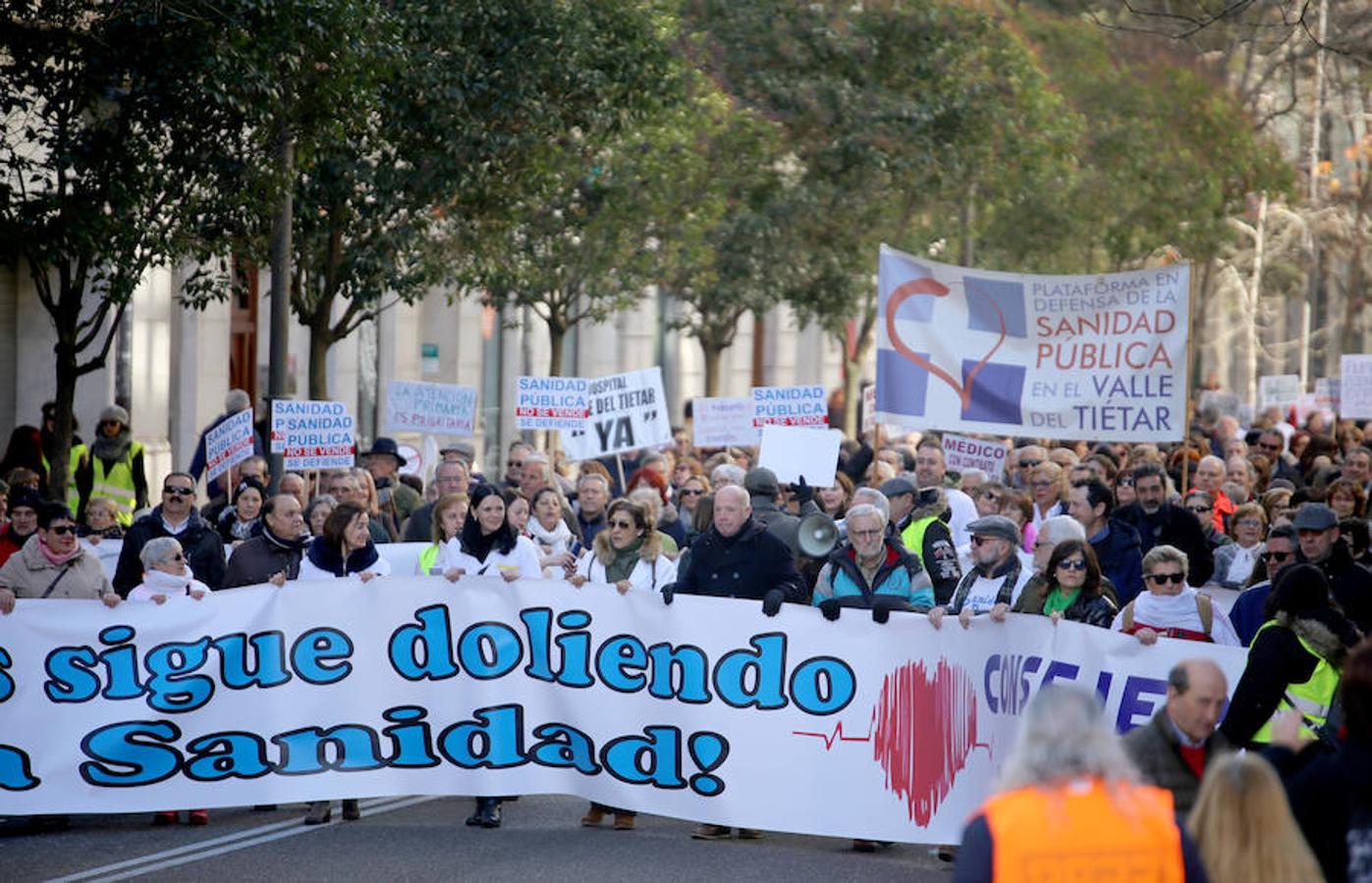 Fotos: Manifestación en defensa de la sanidad pública