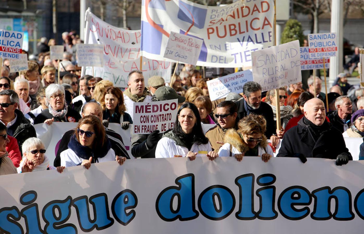 Fotos: Manifestación en defensa de la sanidad pública