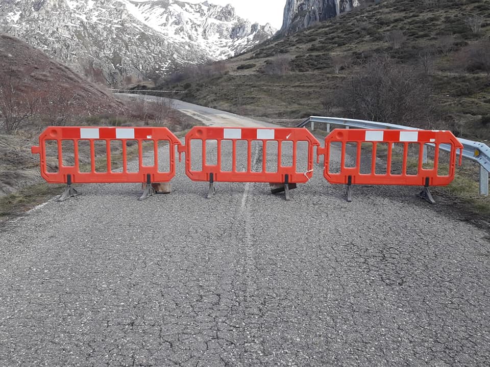 Fotos: Corte de la carretera de acceso a Millaró