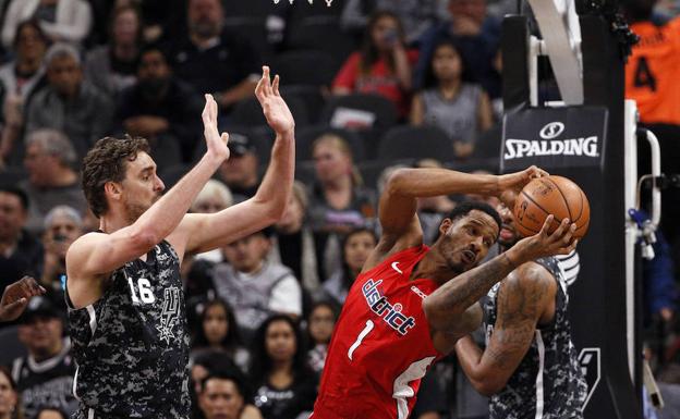 Pau Gasol, durante el partido. 