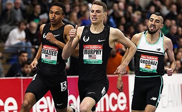 Ordóñez, en la prueba de Boston.