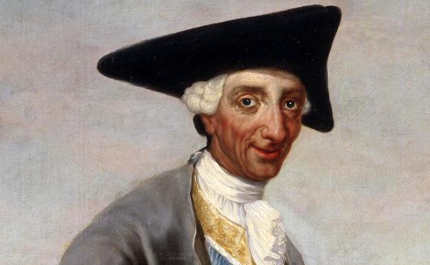Detalle de «Carlos III, cazador» (francisco de Goya). Wikimedia Commons CC PD.