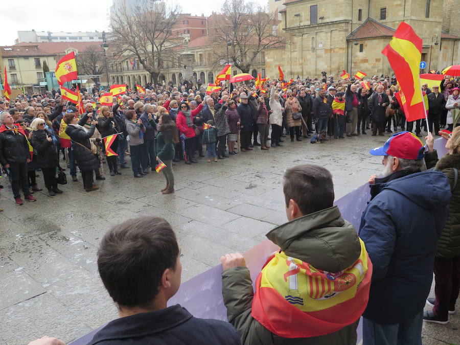 Fotos: Manifestación por la unidad de España en León