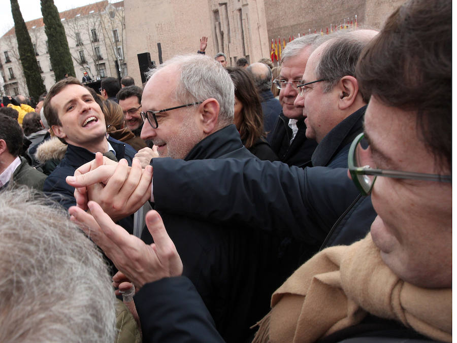 Fotos: Concentración en Madrid bajo el lema &#039;Por una España Unida ¡Elecciones ya!&#039;