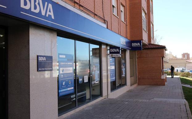 Oficina del BBVA en La Albuera. 