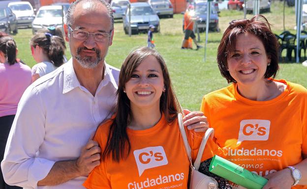 Imagen de archivo de un acto de campaña de Ciudadanos en Villaquilambre (León)