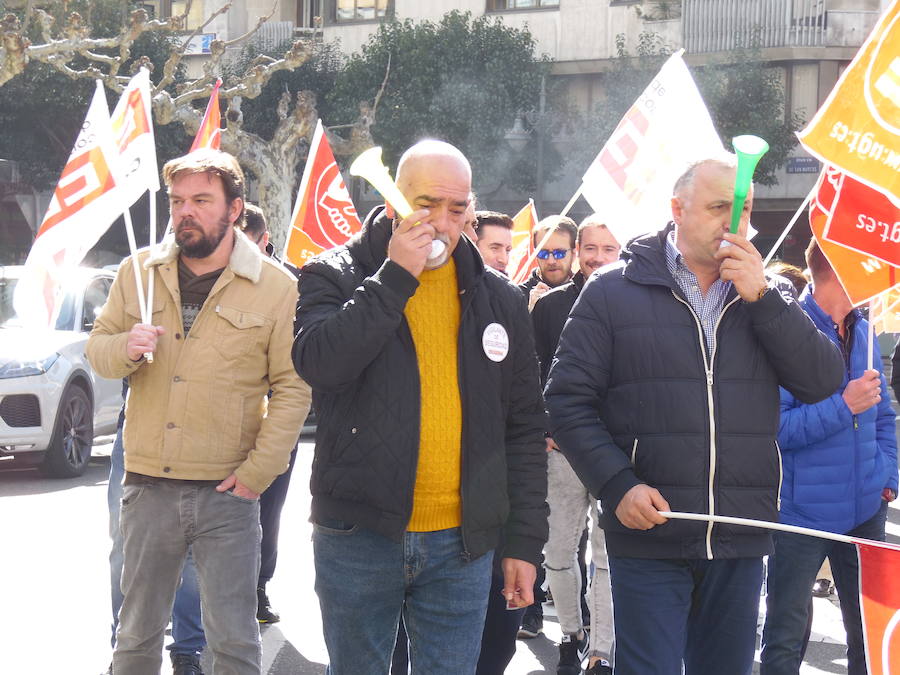 Fotos: La seguridad privada en prisiones sale a la calle
