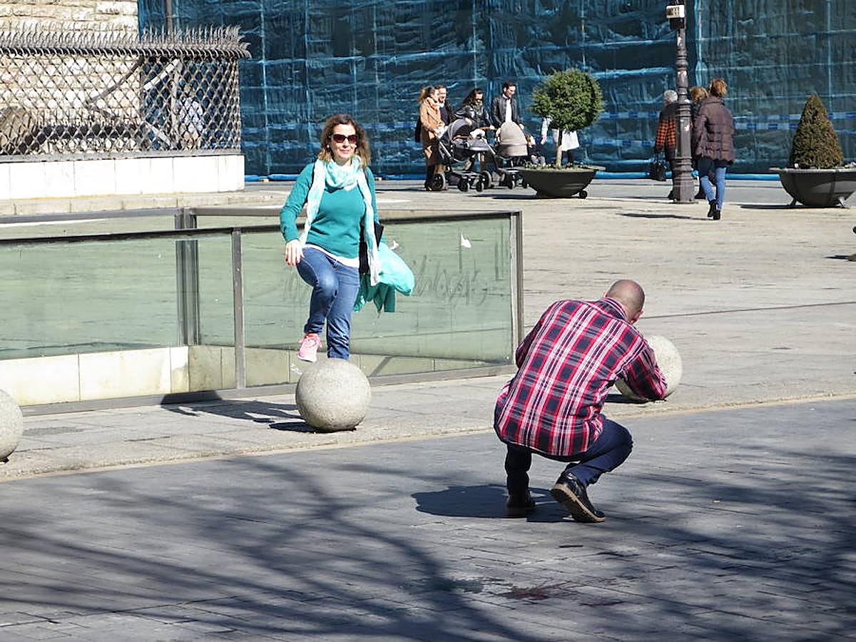 Fotos: El buen tiempo reina en León