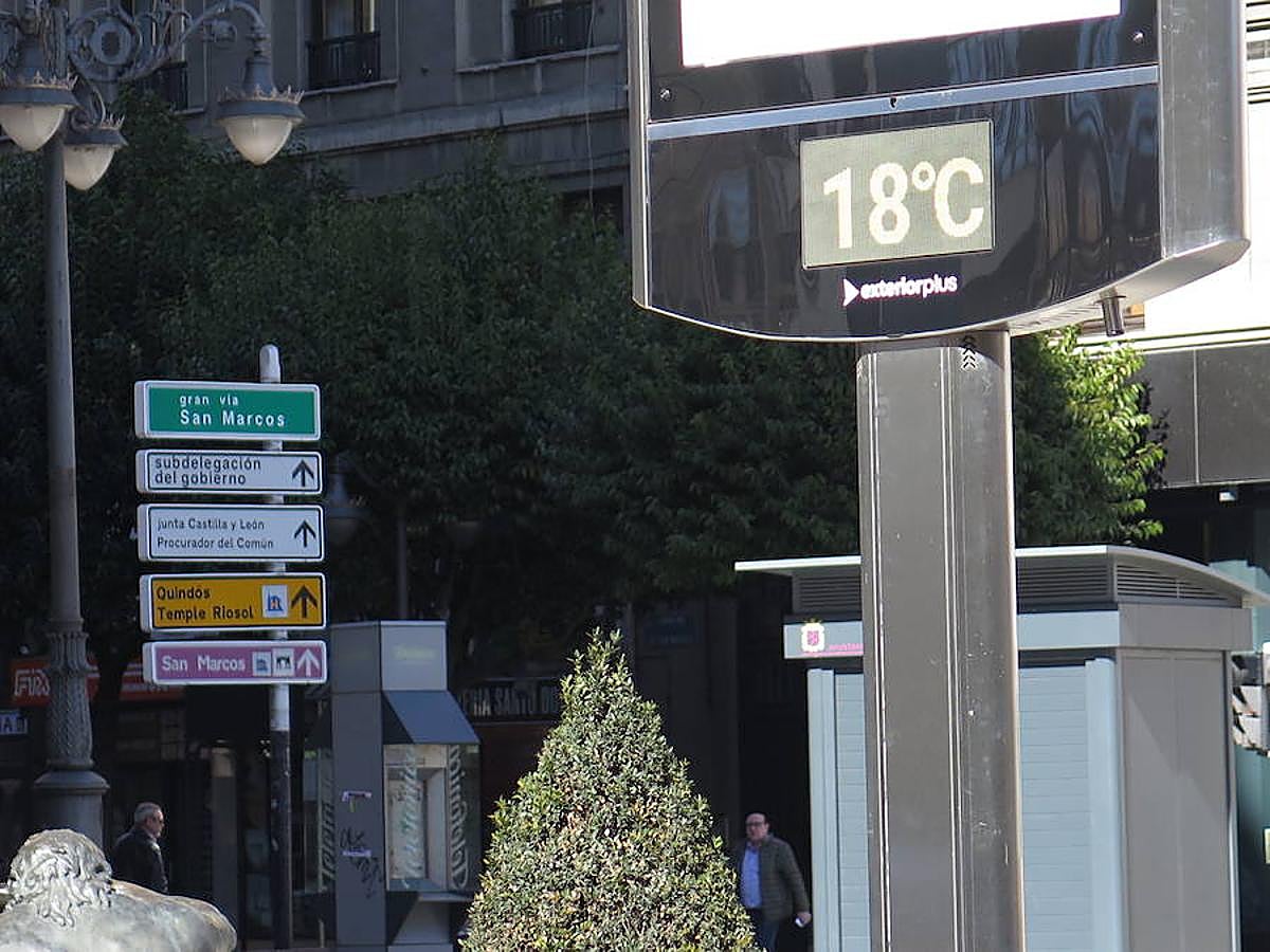 Fotos: El buen tiempo reina en León