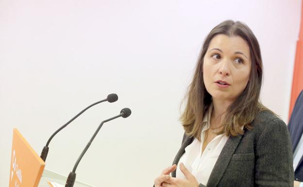 Soraya Mayo, durante su presentación en Cs.