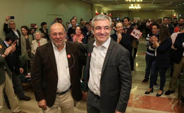 Francisco Igea y Luis Garicano, en el acto celebrado en Valladolid.