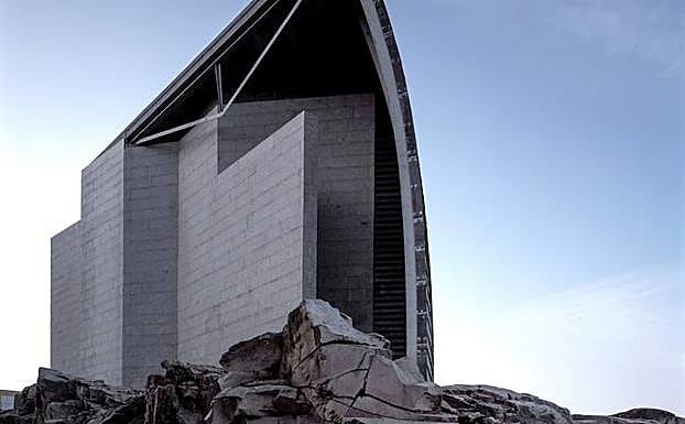 Imagen facilitada por la Fundación Hyatt del museo interactivo Domus de La Coruña, obra de Isozaki.