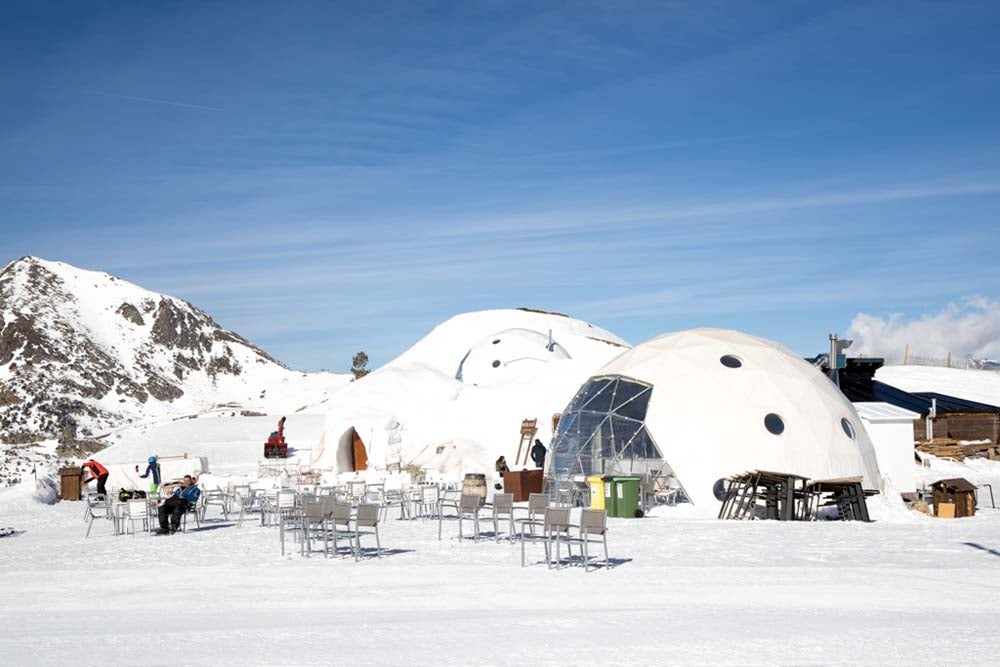 Los iglús de Grandvalira, en una imagen reciente