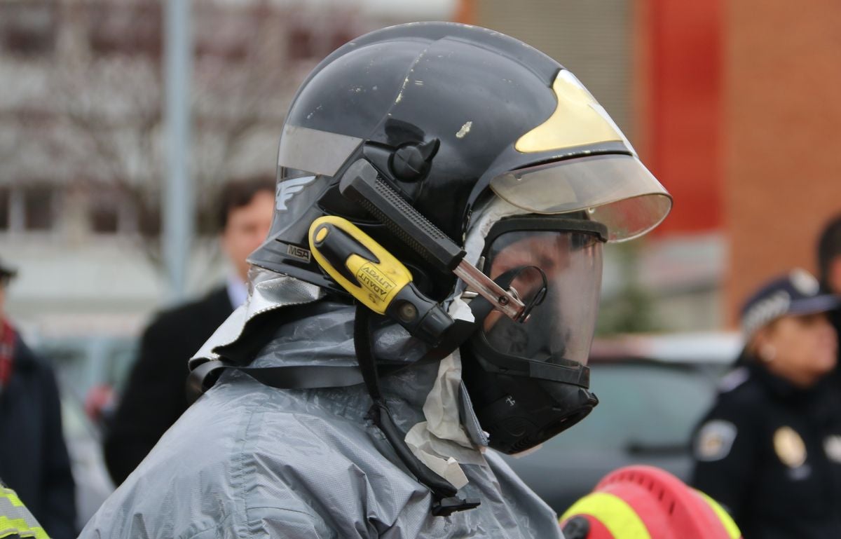 Fotos: Simulacro de los Bomberos de León