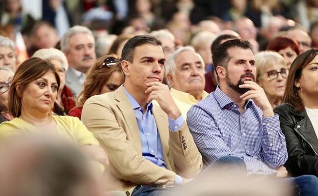 Acto político del secretario general del PSOE y presidente del Gobierno, Pedro Sánchez.