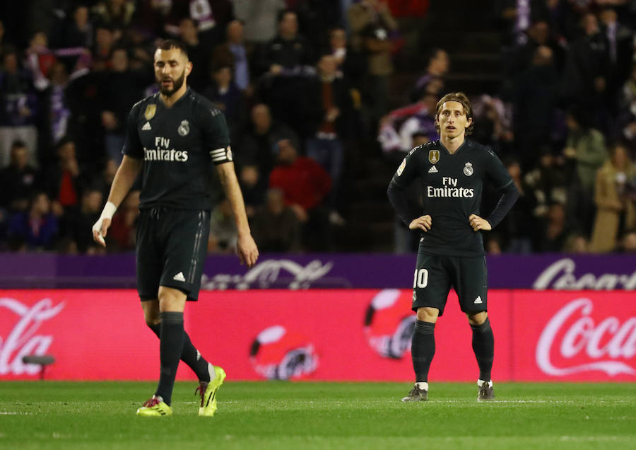 Las mejores imágenes del Real Valladolid-Real Madrid, de la 27ª jornada de Liga. 