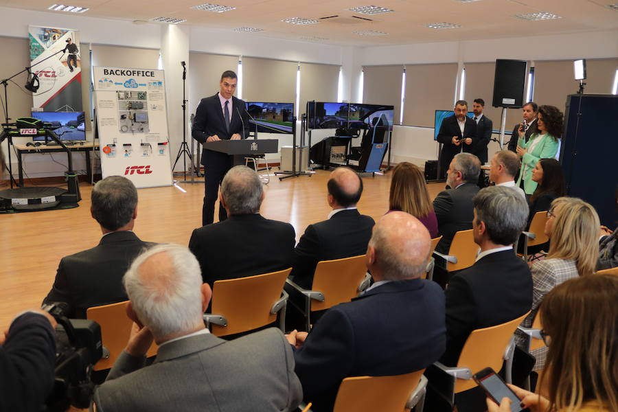 Fotos: La visita de Pedro Sánchez al Instituto Tecnológico de Castilla y León en Burgos, en imágenes