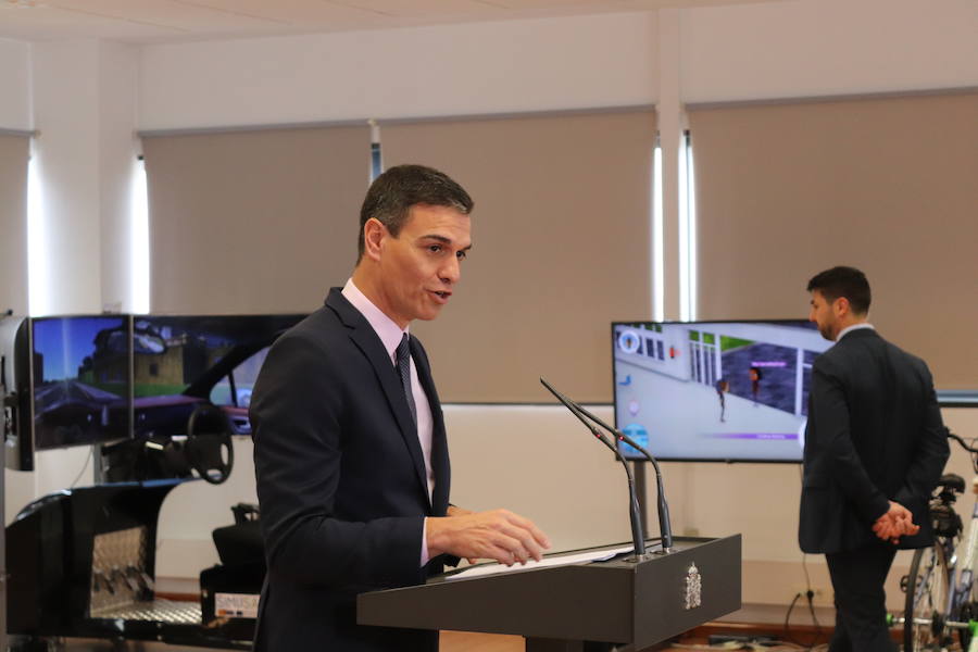 Fotos: La visita de Pedro Sánchez al Instituto Tecnológico de Castilla y León en Burgos, en imágenes