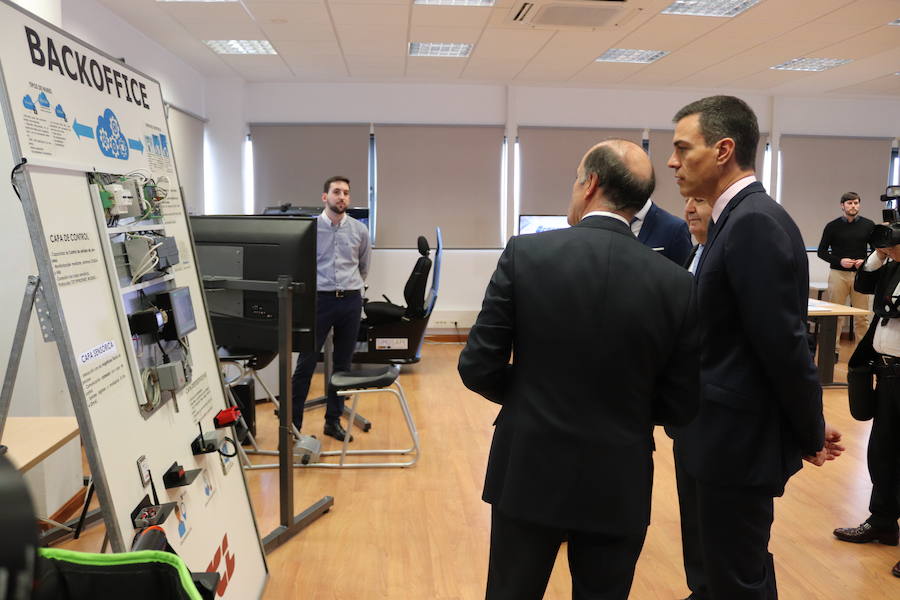 Fotos: La visita de Pedro Sánchez al Instituto Tecnológico de Castilla y León en Burgos, en imágenes