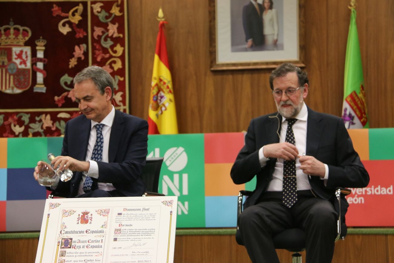 Los dos expresidentes del Gobierno se citan en León para hablar de los 40 años de la ULE y 40 años de la Constitución